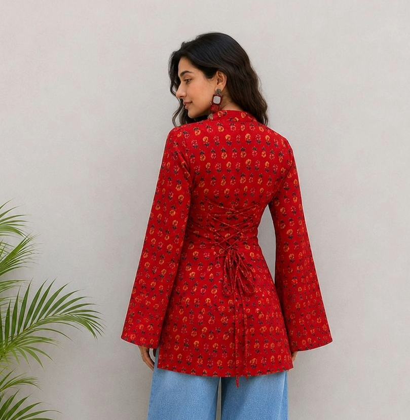 HEER BELL SLEEVES KURTI