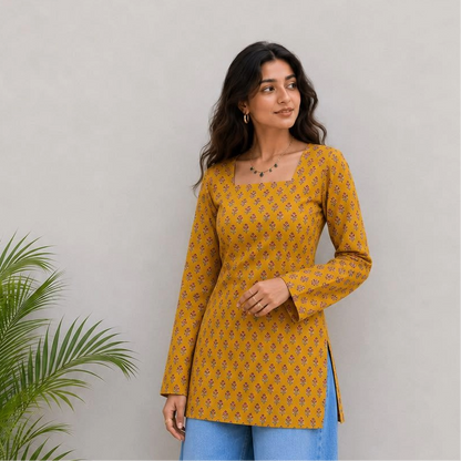 MEHER LONG SLEEVES KURTI
