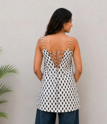 GEET SPAGHETTI STRAP KURTI
