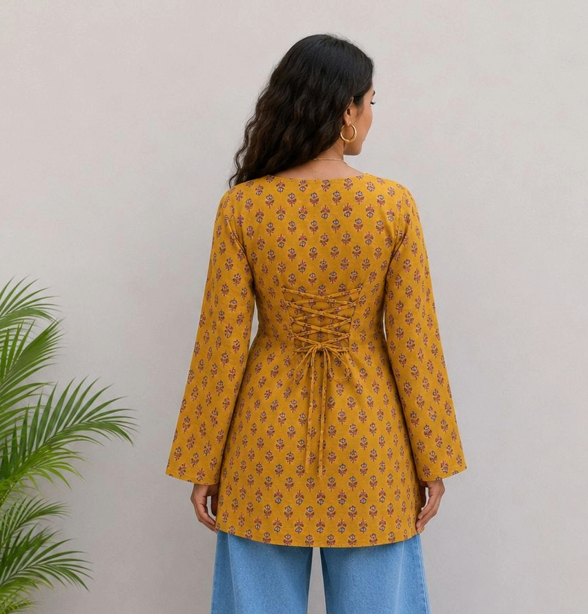MEHER LONG SLEEVES KURTI